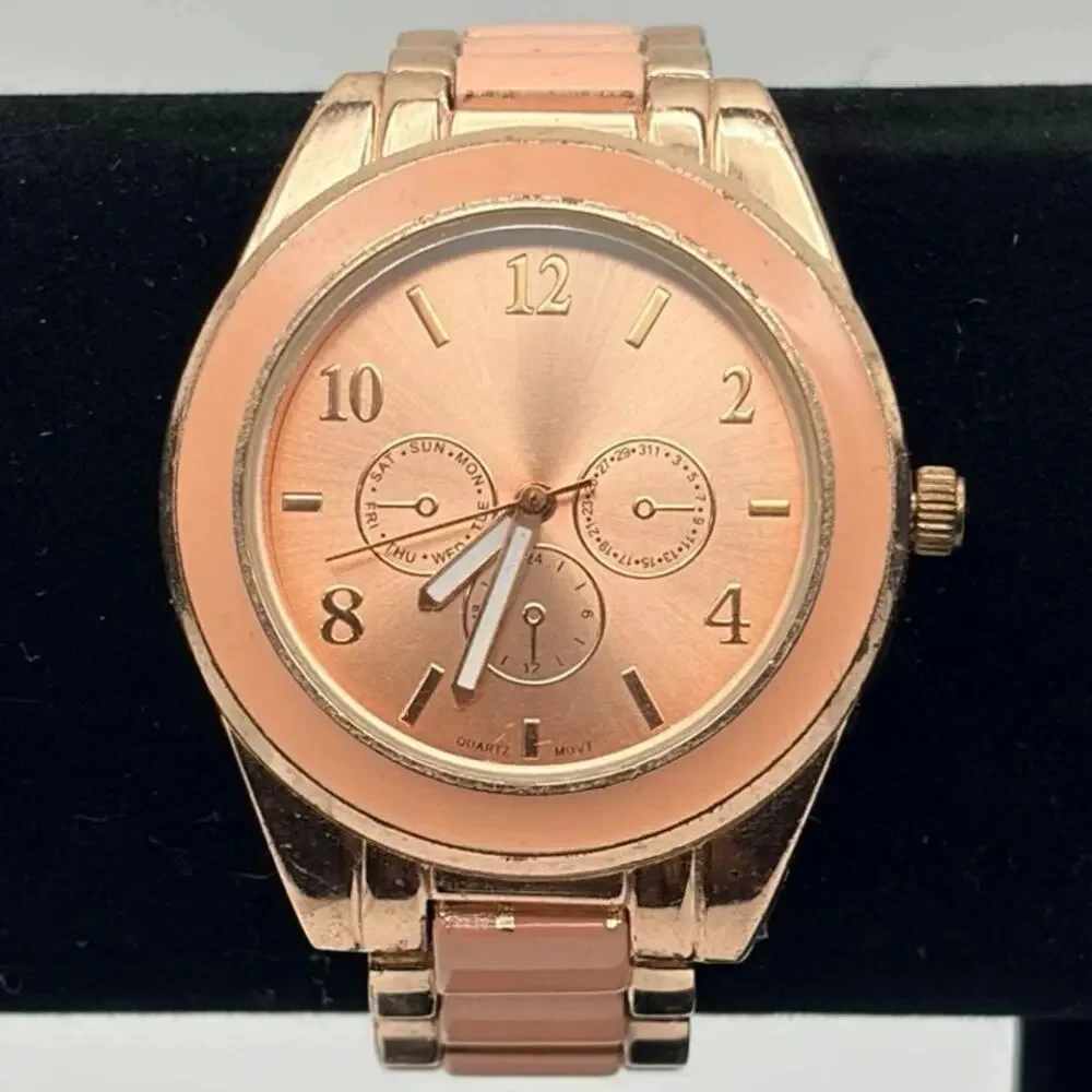 Rose Gold & Pink Watch